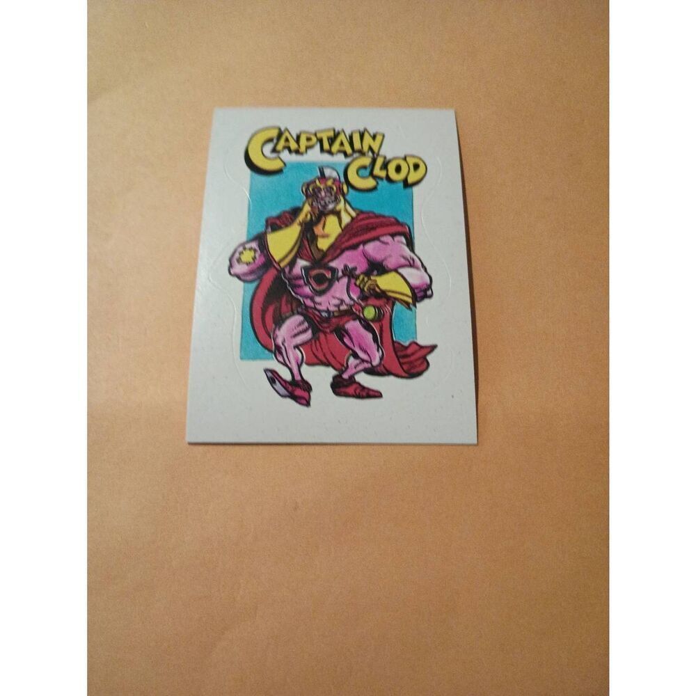 1983 General Mills Zero Hero Trading Card Sticker #35 Captain Clod